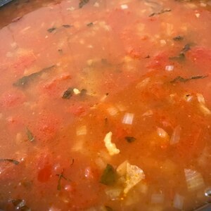 節約トマトスープ